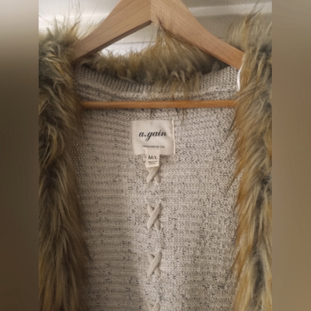 a.gain open front cardigan